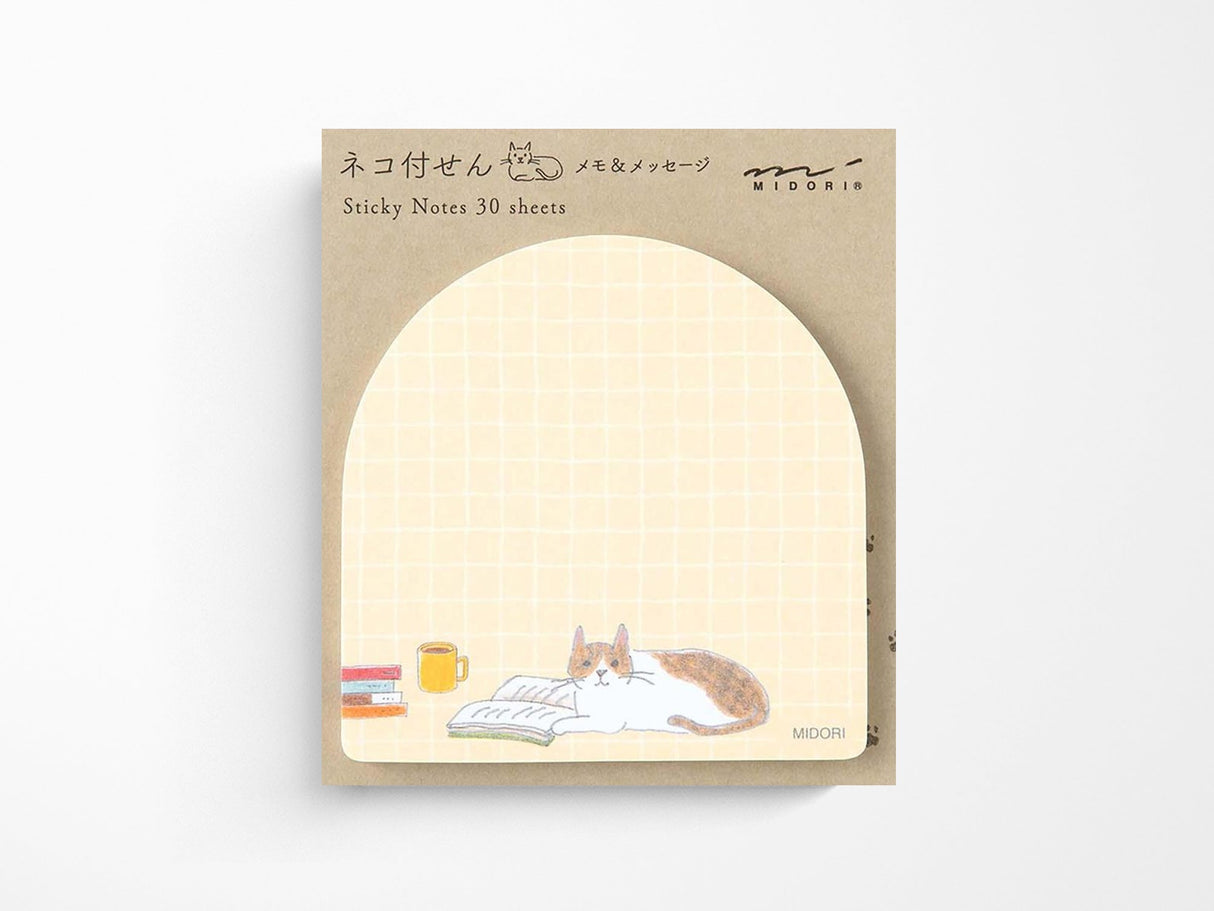 Sticky Notes - Book and Cat