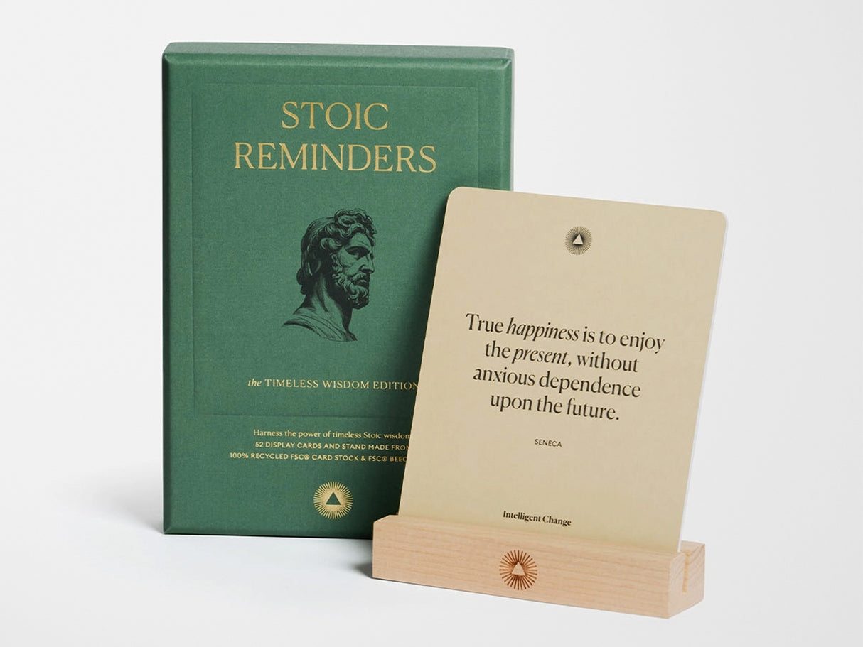 Stoic Reminders Quote Cards Display Deck