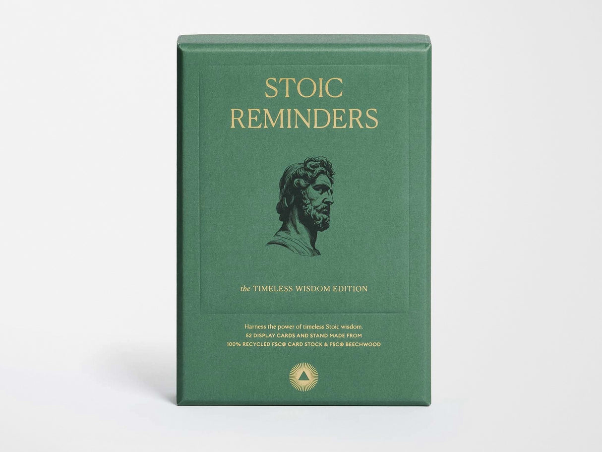 Stoic Reminders Quote Cards Display Deck