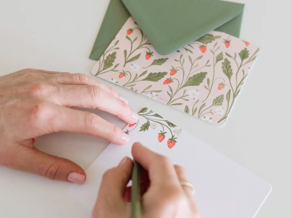 Strawberry Flat Notes - Boxed Set of 6