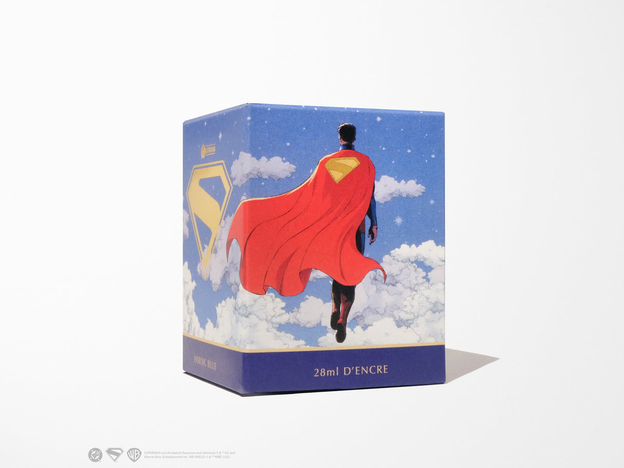 Superman Heroic Blue Fountain Pen Ink