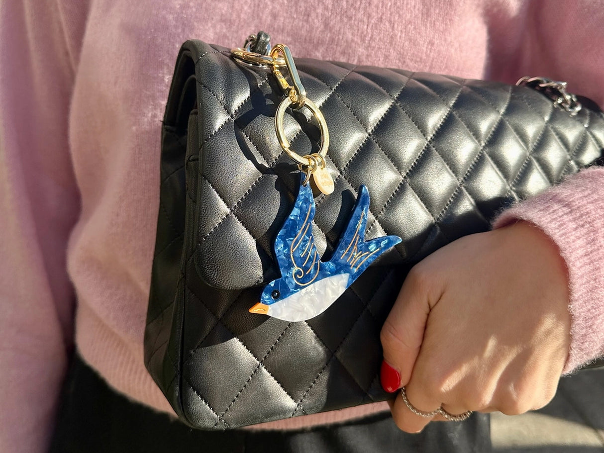 Swallow Keyring and Bag Charm