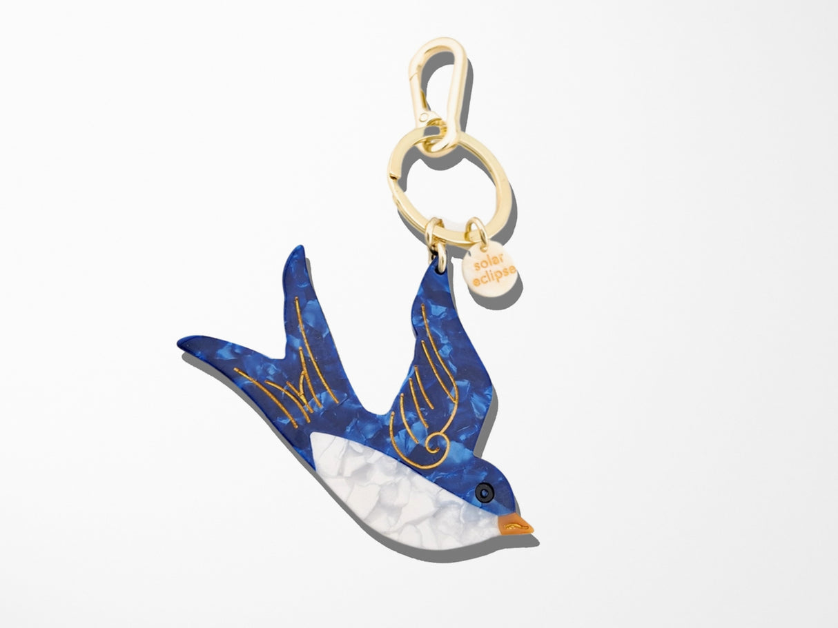 Swallow Keyring and Bag Charm