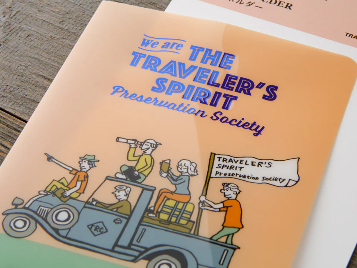 TRAVELER'S Notebook 2026 Clear Folder - Passport Size