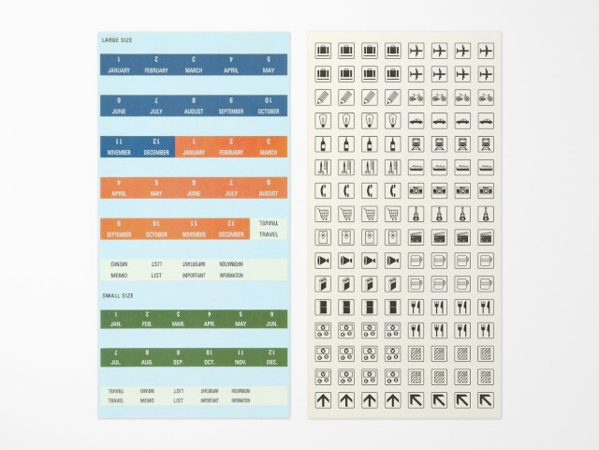 TRAVELER'S Notebook 2026 Customized Sticker Set For Diary