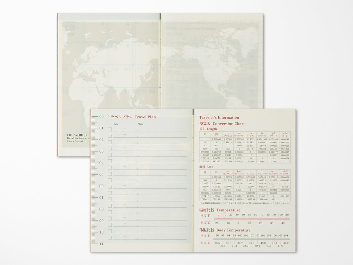 TRAVELER'S Notebook 2026 Monthly - Passport Size