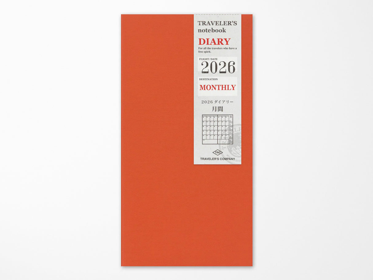 TRAVELER'S Notebook 2026 Monthly - Regular Size