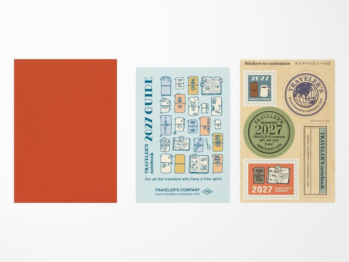 TRAVELER'S Notebook 2027 Monthly - Passport Size