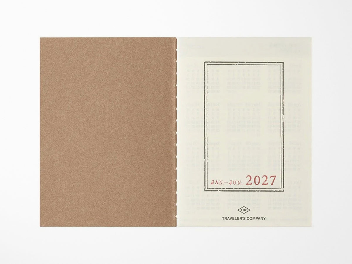 TRAVELER'S Notebook 2027 Weekly + Memo - Passport Size