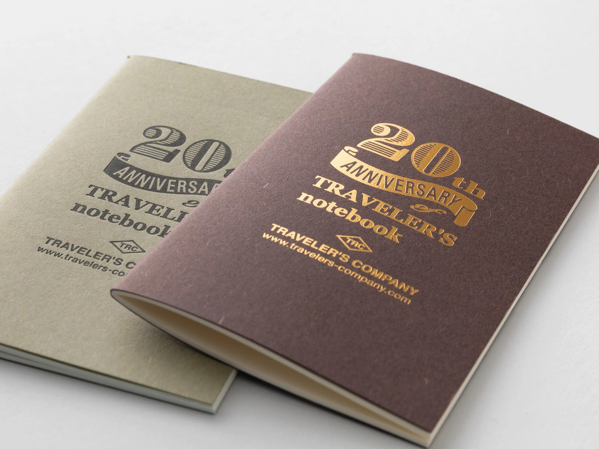 TRAVELER'S Notebook Card Size 20th Anniversary Set - Black