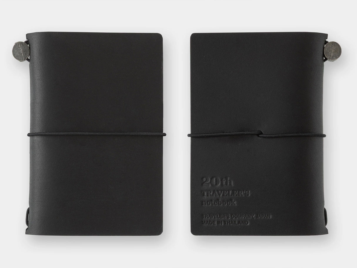 TRAVELER'S Notebook Card Size 20th Anniversary Set - Black