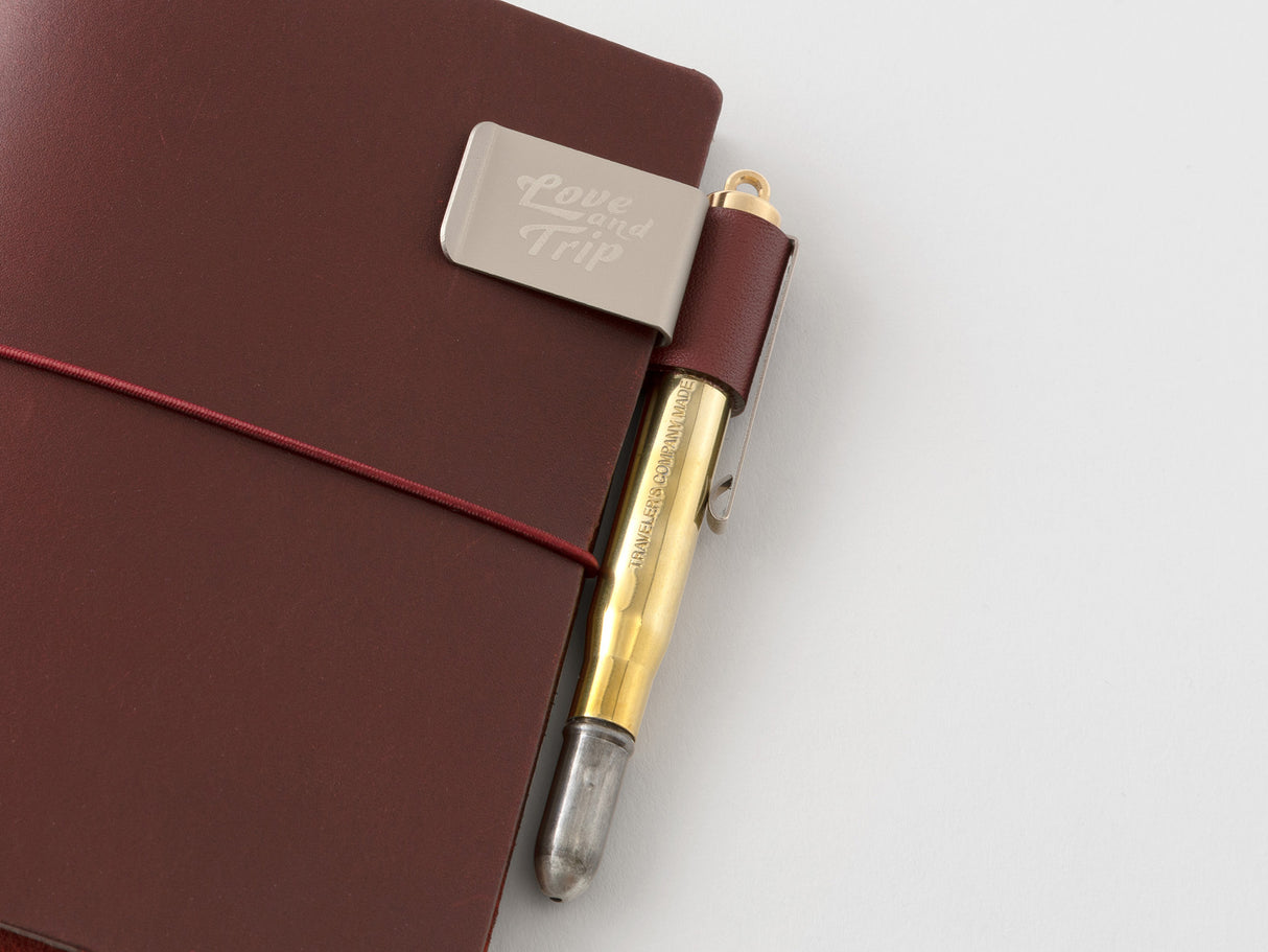 TRAVELER'S Notebook Pen Holder - Love and Trip Red Limited Edition