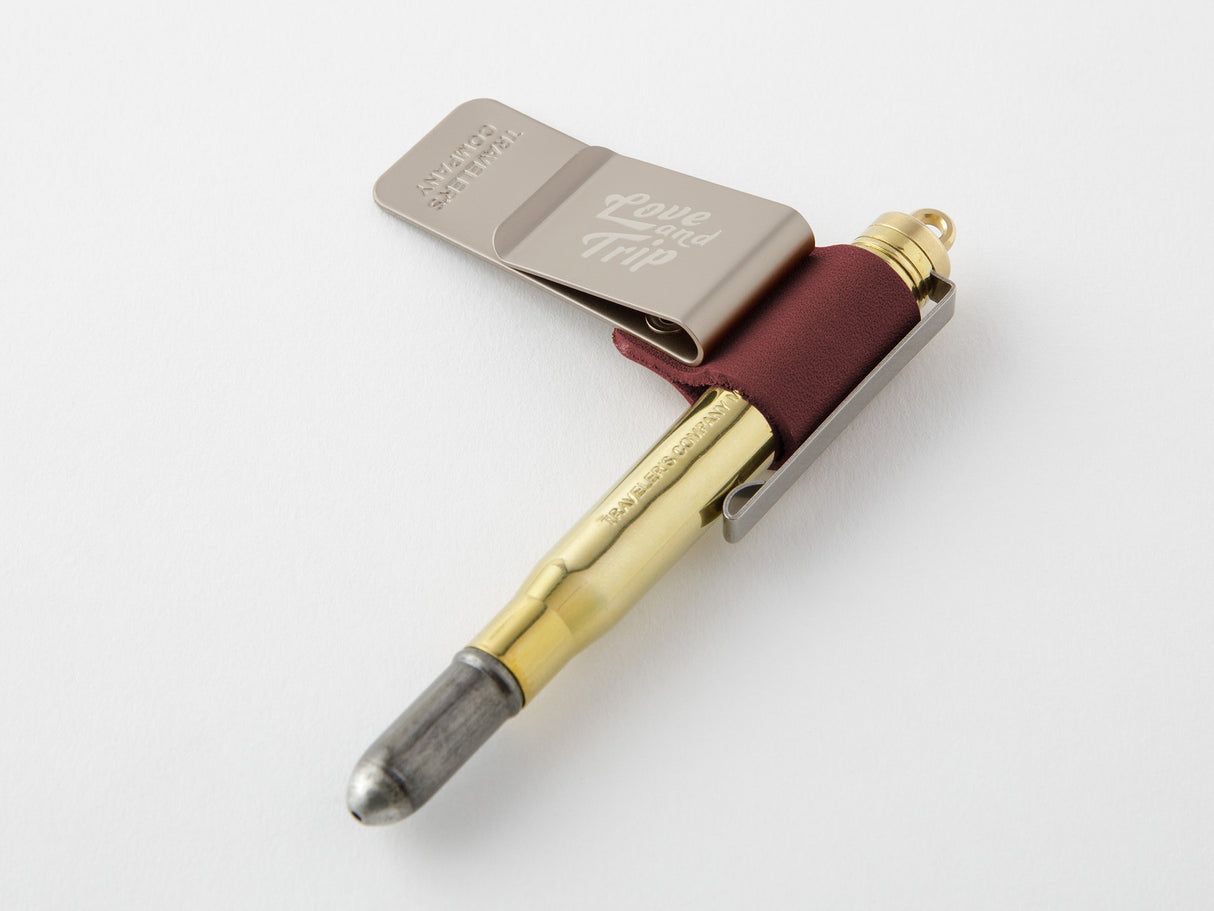 TRAVELER'S Notebook Pen Holder - Love and Trip Red Limited Edition