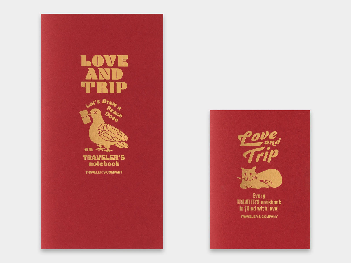 TRAVELER'S Notebook Refill Passport Size - Love and Trip Limited Edition