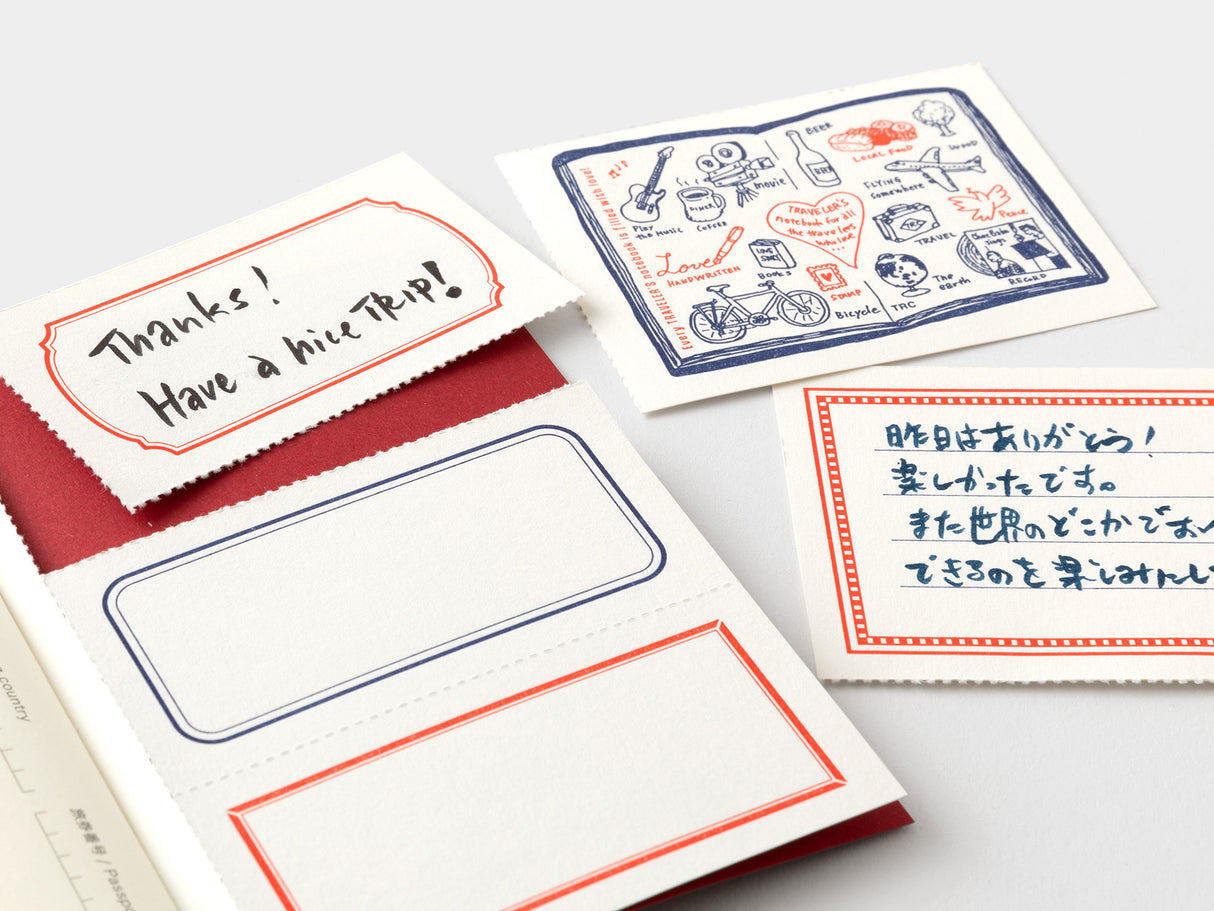 TRAVELER'S Notebook Refill Passport Size - Love and Trip Limited Edition