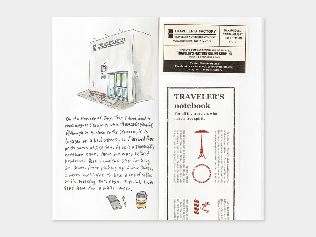TRAVELER'S Notebook - Refill TOKYO Blank