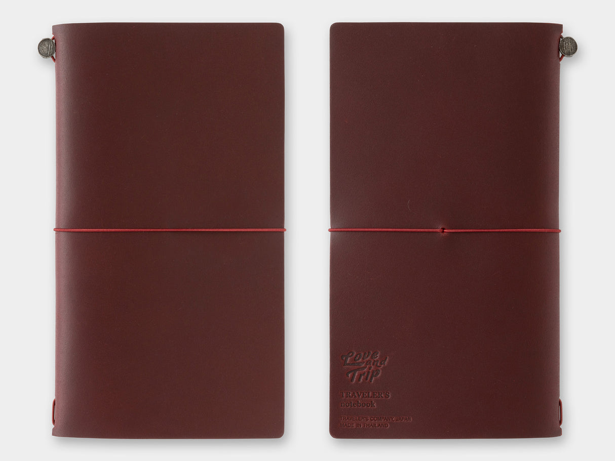 TRAVELER'S Notebook Regular Size - Love and Trip Red Limited Edition