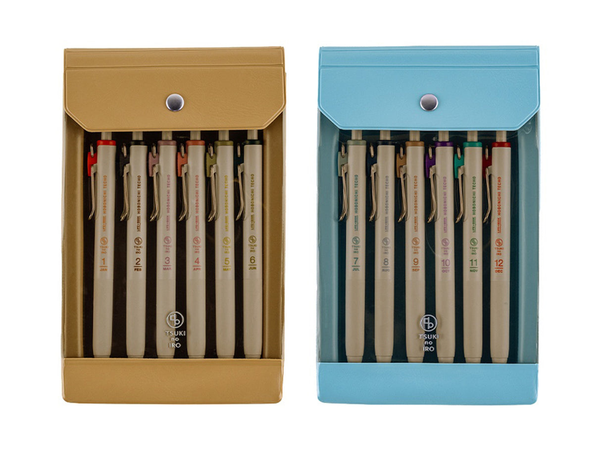 TSUKI no IRO Uniball One July-Dec Set with Case