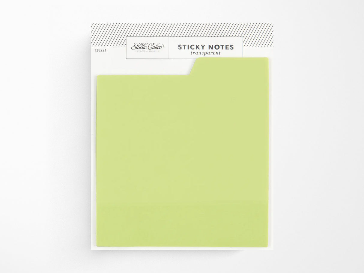Tabbed Transparent Sticky Notes
