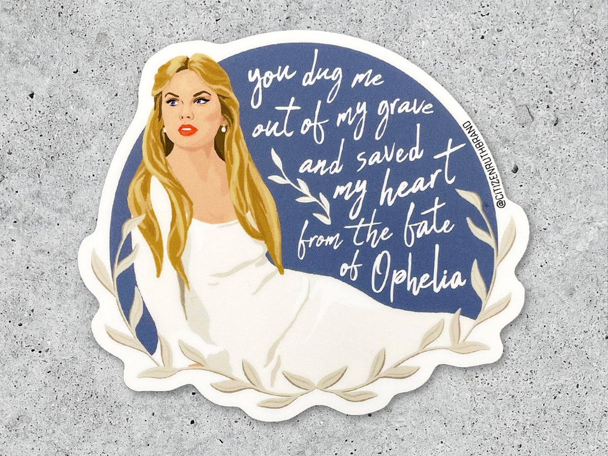 Taylor Swift Ophelia Sticker