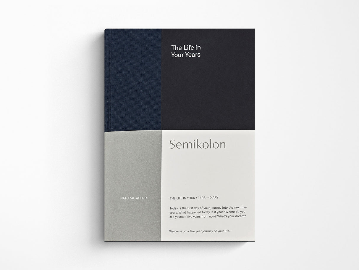 The Life In Your Years 5 Year Diary - Midnight