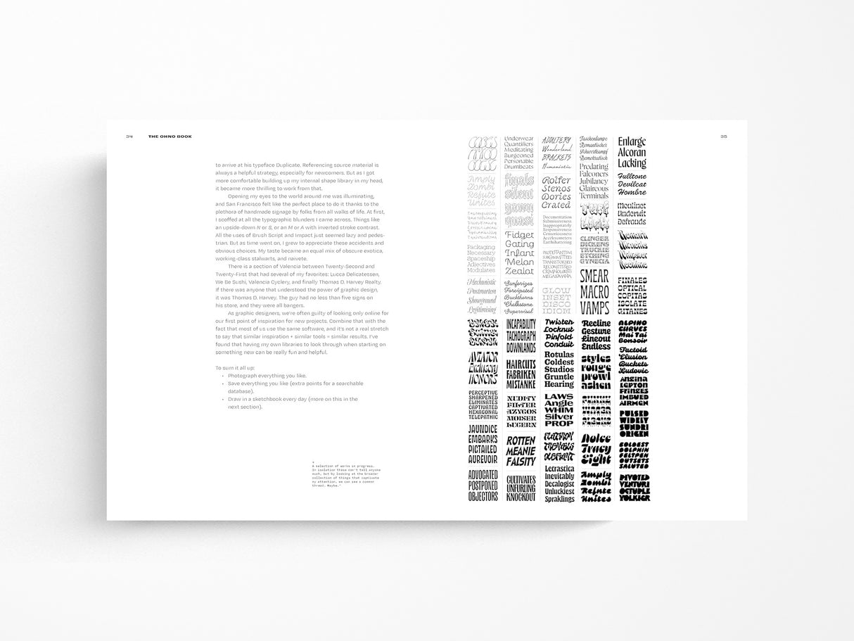 The OHNO Book A Serious Guide to Irreverent Type Design