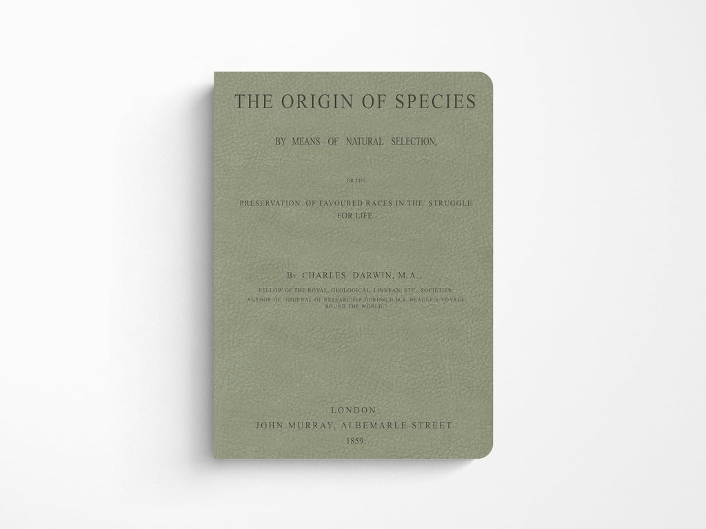 The Origin of Species Lined Notebook