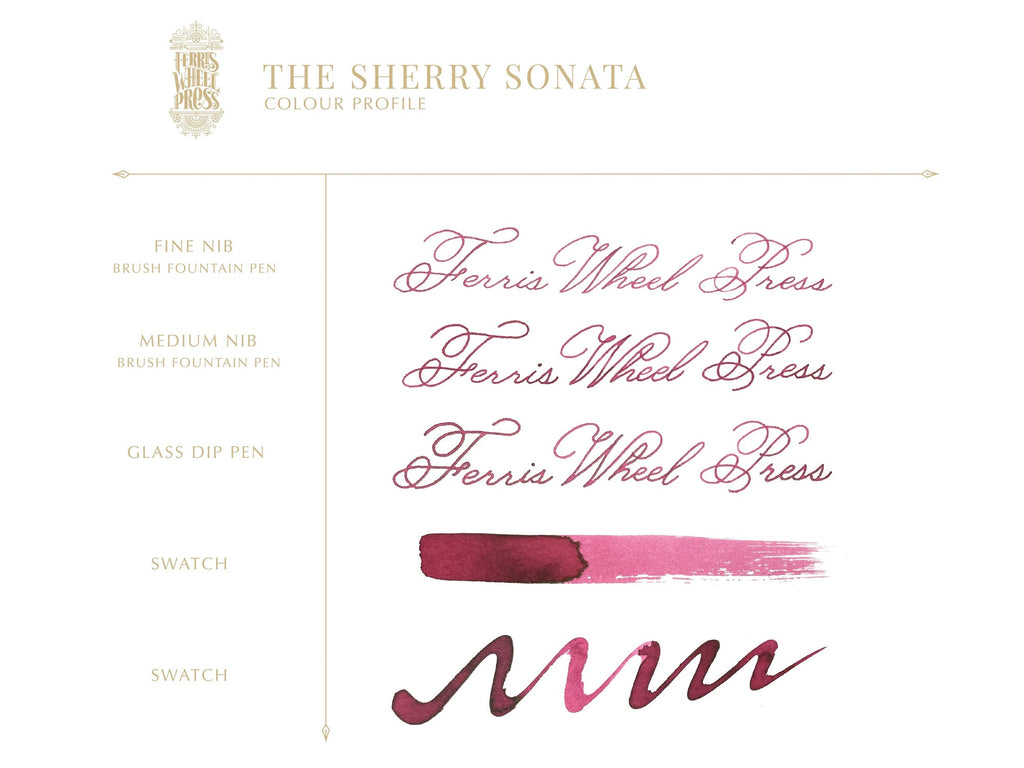 The Sherry Sonata Fountain Pen Ink
