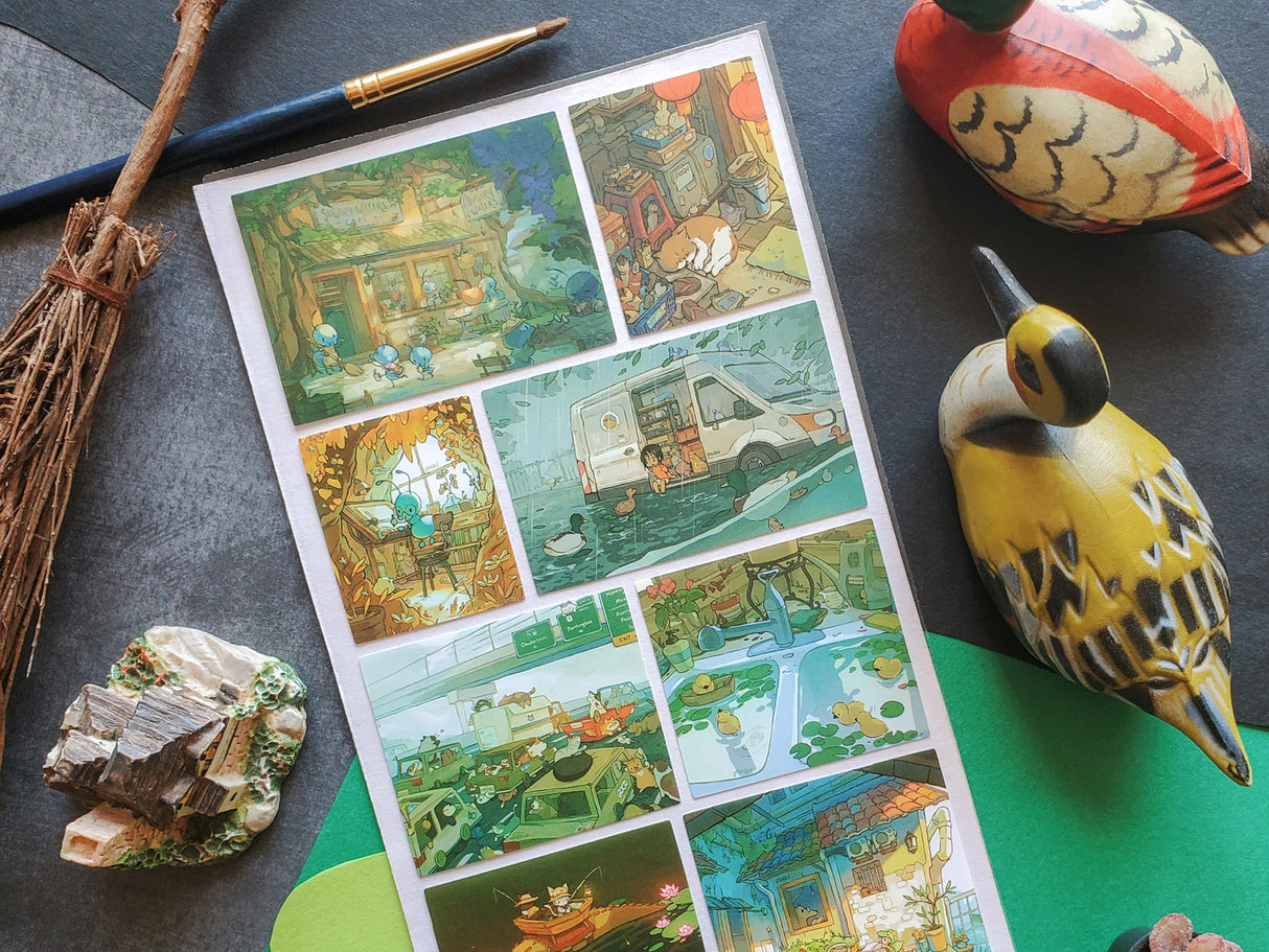 Tiny Adventures Sticker Sheet