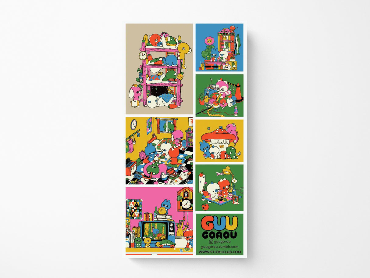 Tiny Friends, Big Adventures Sticker Sheet