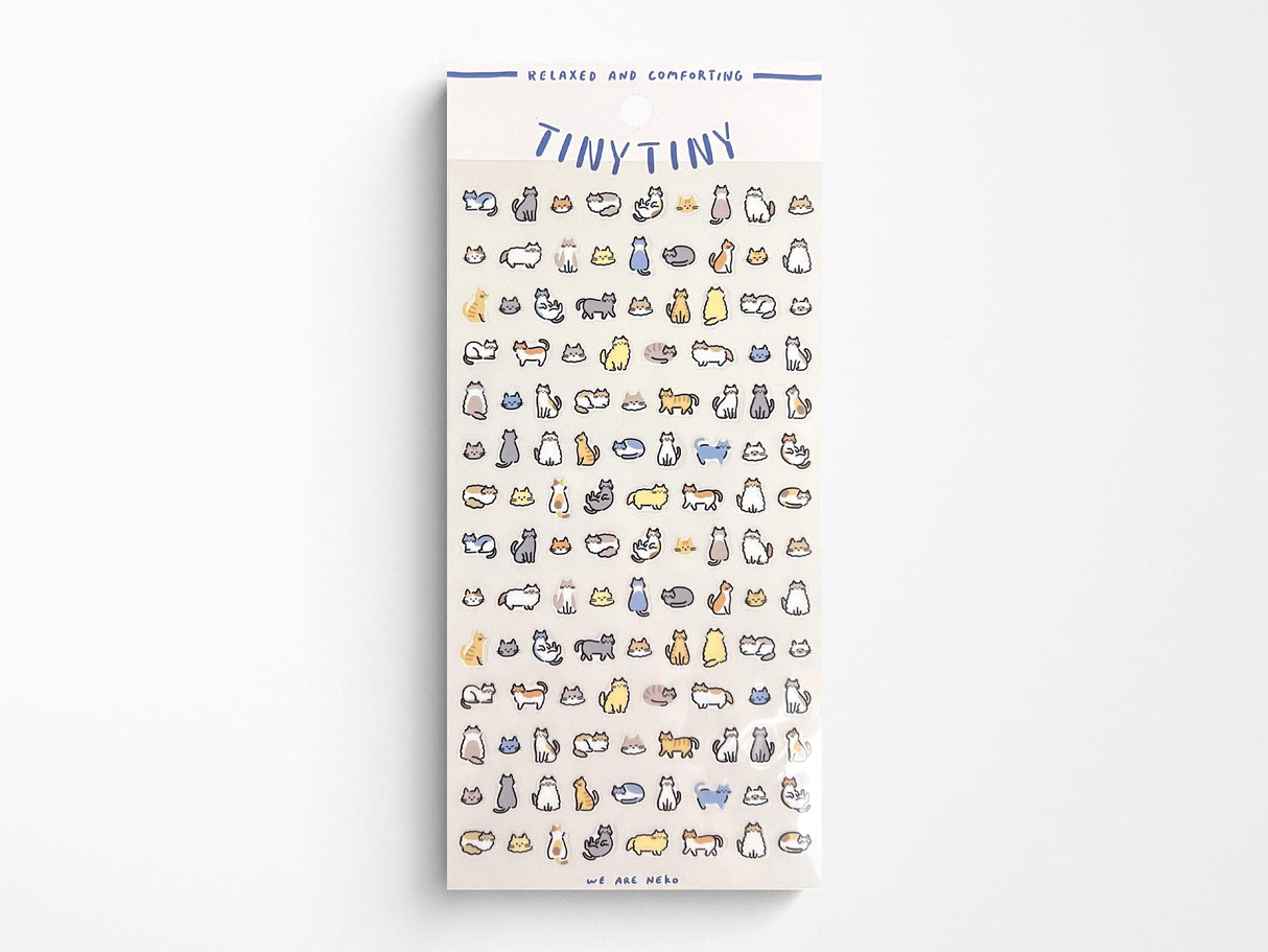 Tiny Tiny Cat Sticker Sheet
