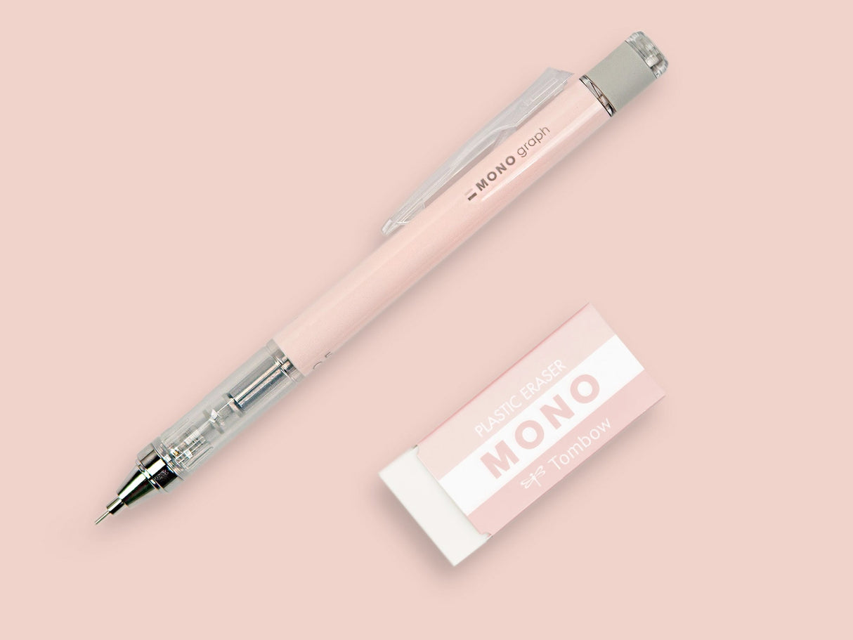 Tombow Mono Graph Mechanical Pencil + Eraser Set