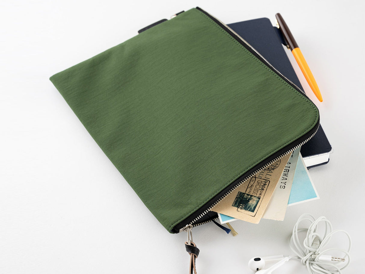 Tragen Flat Pouch - A5 Green*