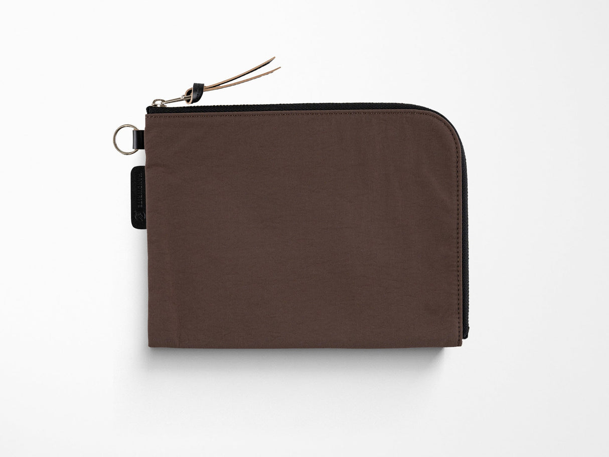 Tragen Flat Pouch - A6 Brown*