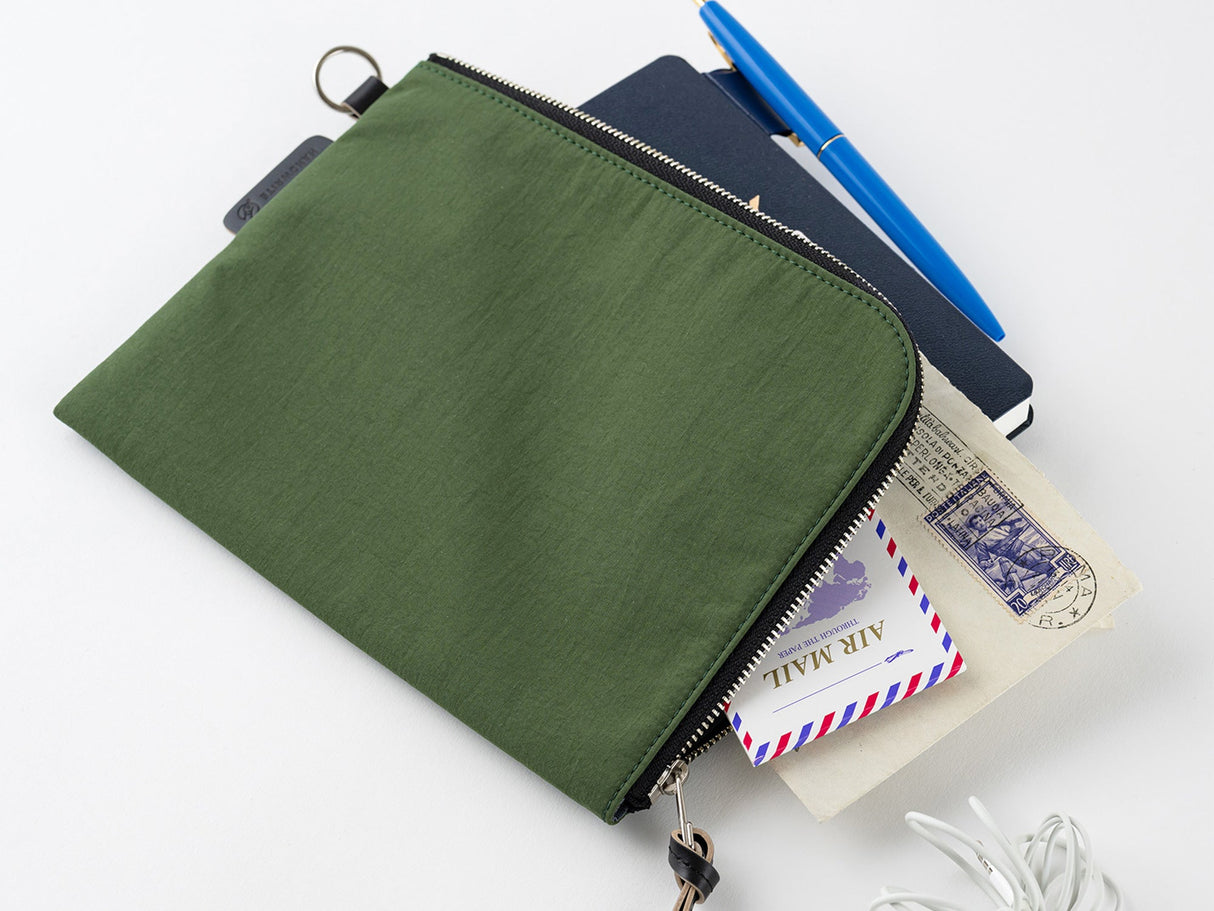 Tragen Flat Pouch - A6 Green*