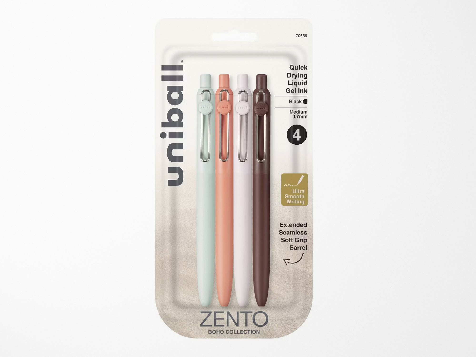 uni uni-ball ONE F ZENTO 4本セット Uni-Ball Zento Gel Pen Set of 4 - Boho – Jenni Bick Custom Journals