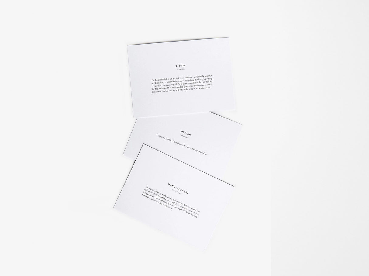 Untranslatable Words Card Set