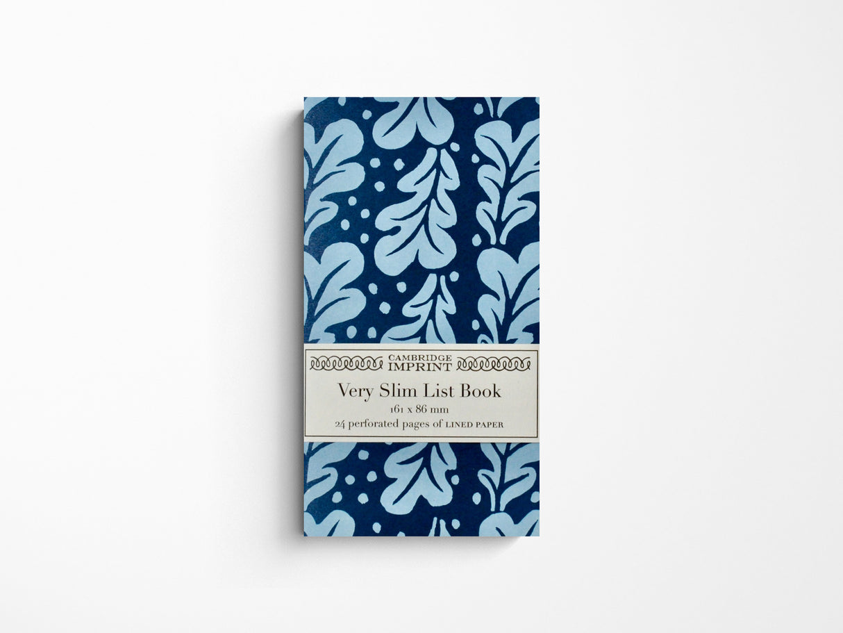 Very Slim List Book