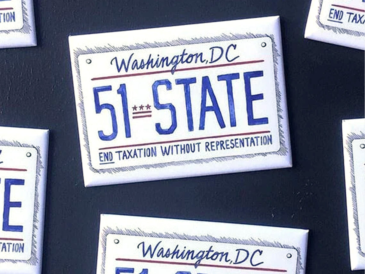 Washington DC 51st State Magnet
