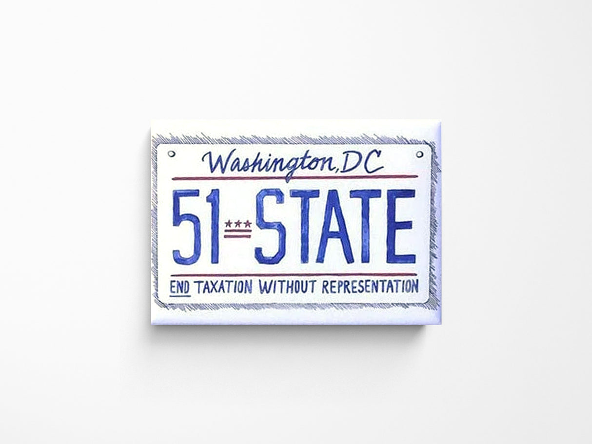 Washington DC 51st State Magnet