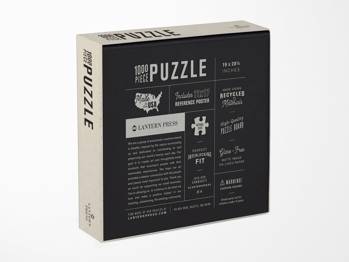 Washington DC Cherry Blossoms 1000 Piece Jigsaw Puzzle