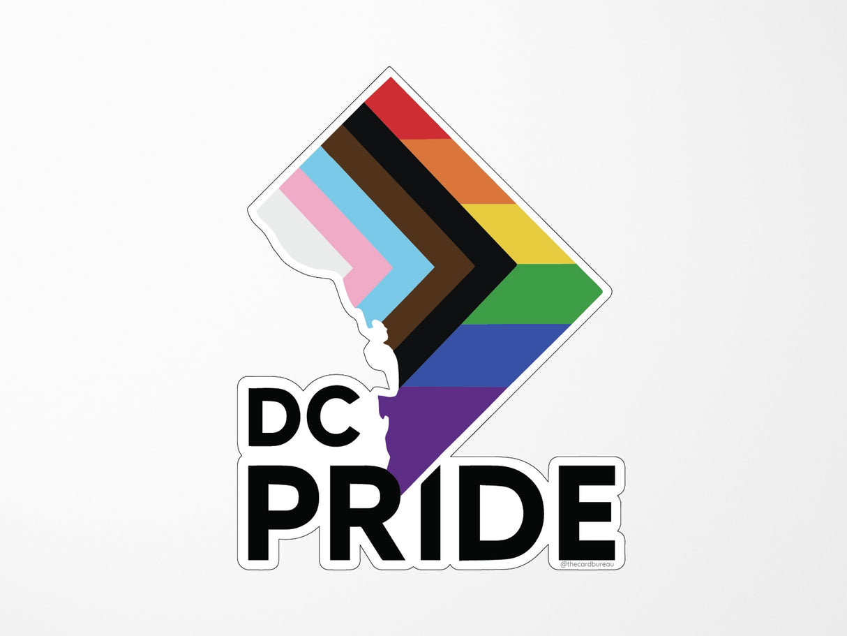 Washington DC Progress Pride Sticker