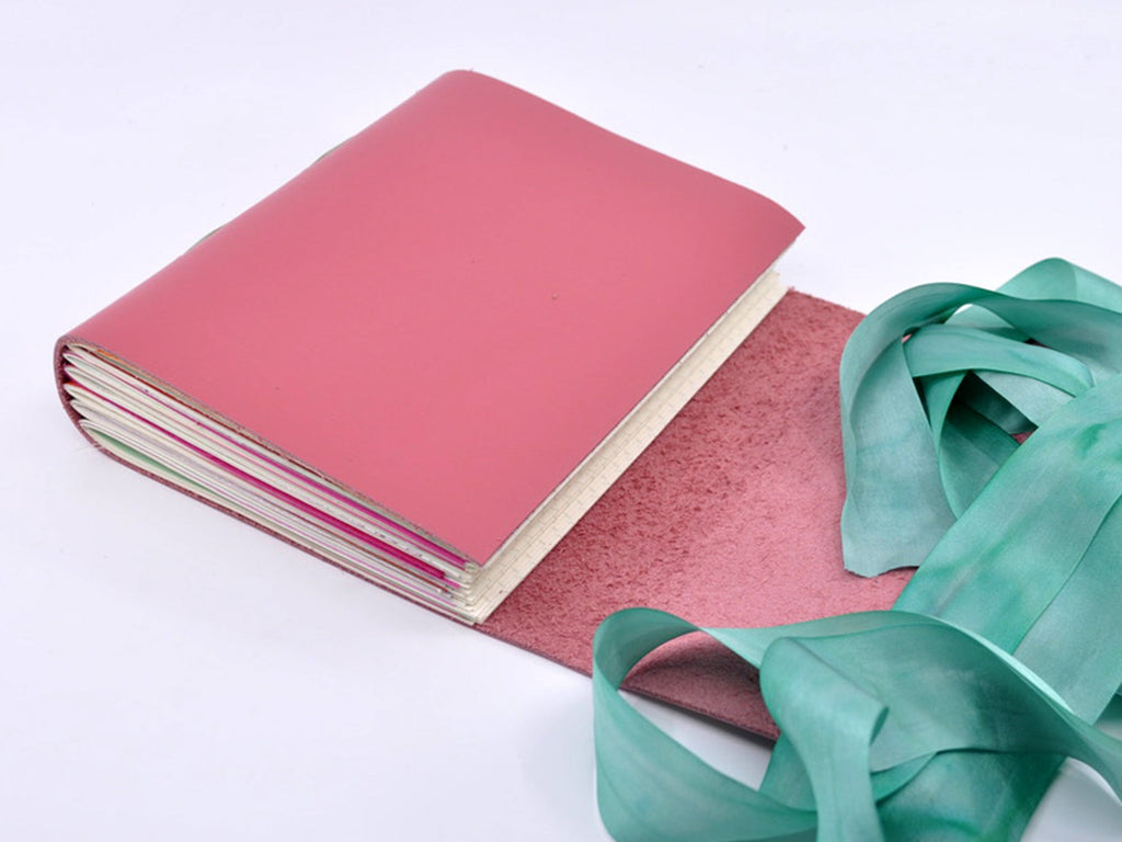 Watermelon One of a Kind Leather Journal