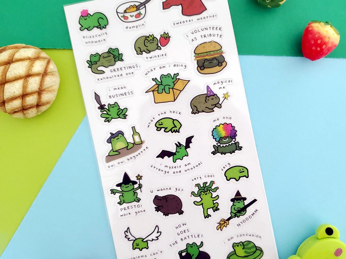 What Are Frogs? 1 Sticker Sheet