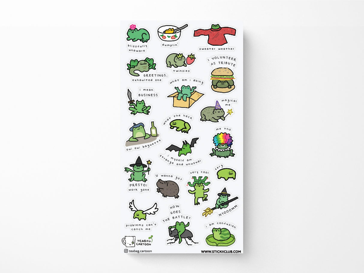 What Are Frogs? 1 Sticker Sheet