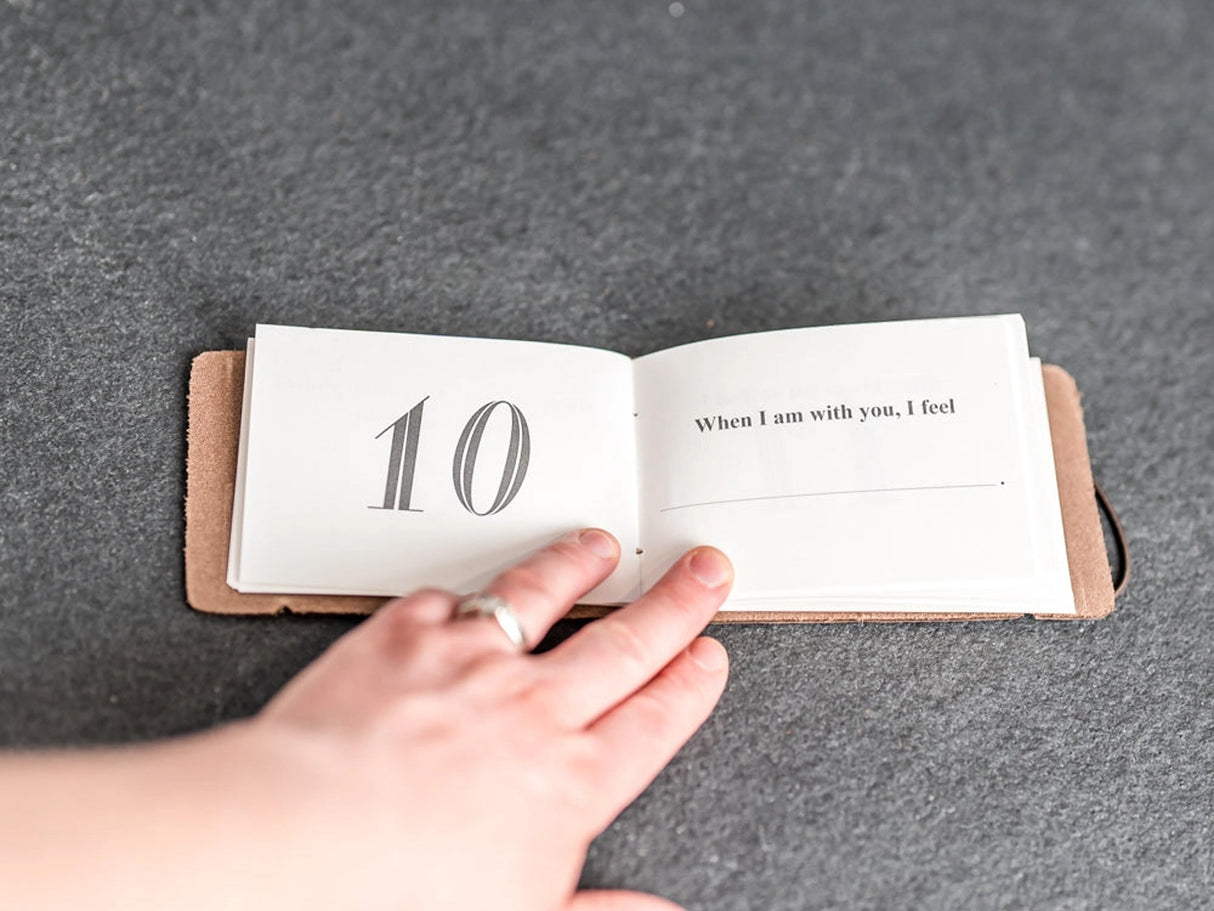 What I Love About You Leather Book