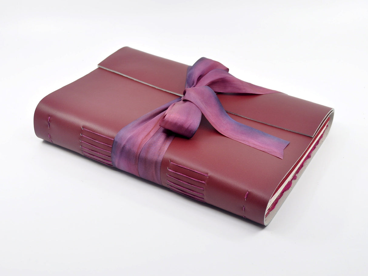 Berry Crush One of a Kind Leather Journal