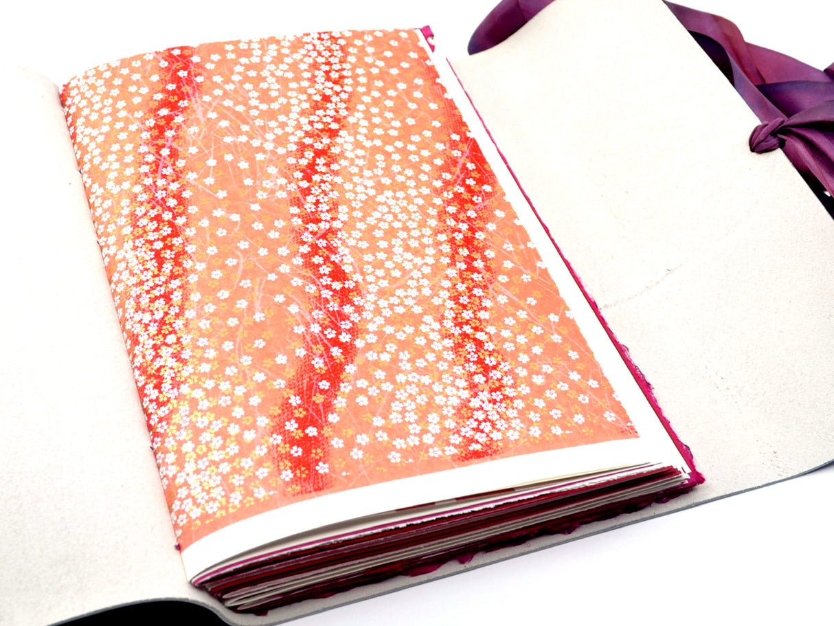 Berry Crush One of a Kind Leather Journal