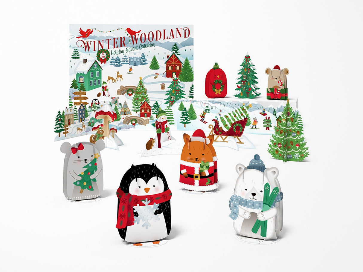 Winter Woodland Pop-Up Advent Calendar