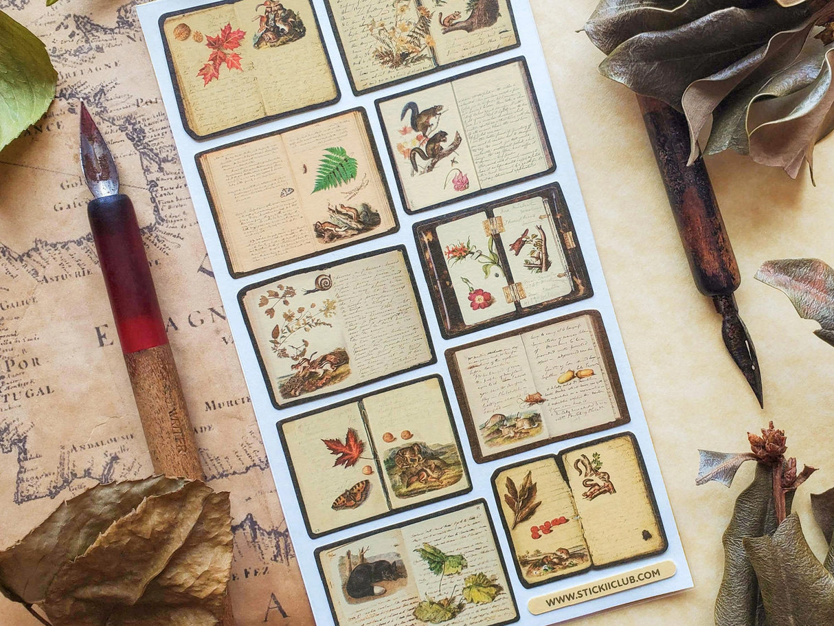 Woodland Journals Sticker Sheet